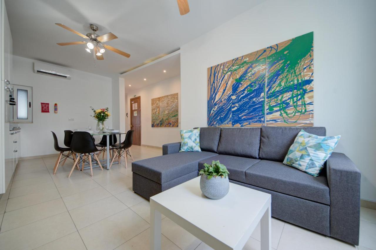 Bright&spacious 3-bedroom Gzira apartment Exterior foto