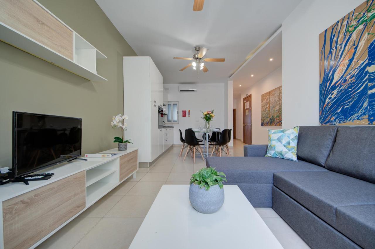 Bright&spacious 3-bedroom Gzira apartment Exterior foto